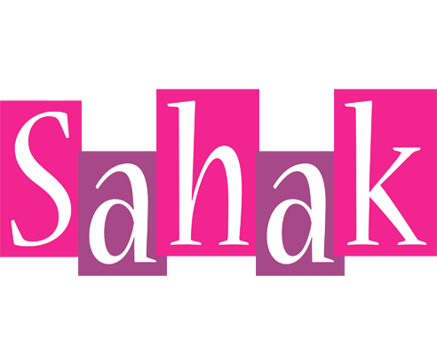 Sahak whine logo