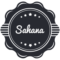 Sahana badge logo