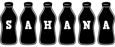 Sahana bottle logo