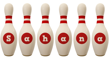 Sahana bowling-pin logo