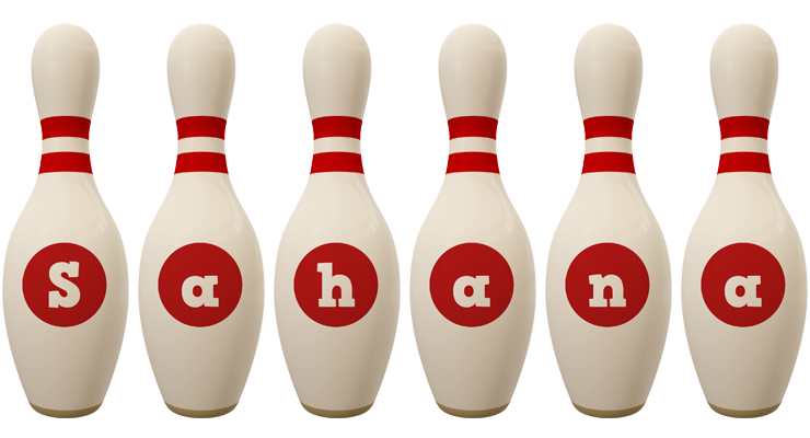 Sahana bowling-pin logo