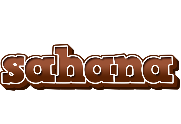 Sahana brownie logo