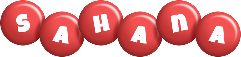 Sahana candy-red logo