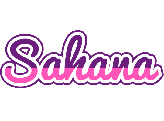 Sahana cheerful logo