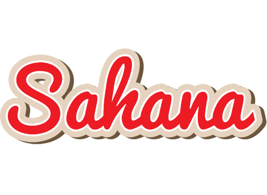 Sahana chocolate logo