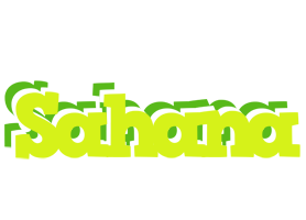 Sahana citrus logo