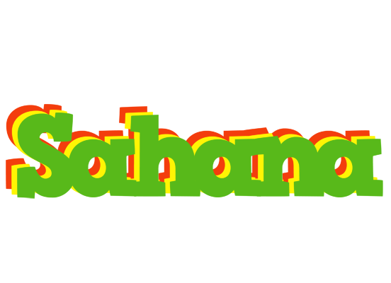 Sahana crocodile logo