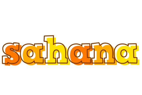 Sahana desert logo