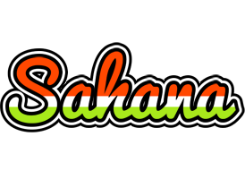 Sahana exotic logo