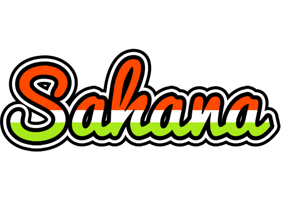 Sahana exotic logo