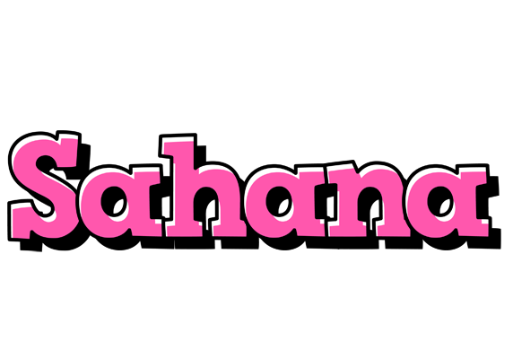 Sahana girlish logo
