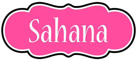 Sahana invitation logo
