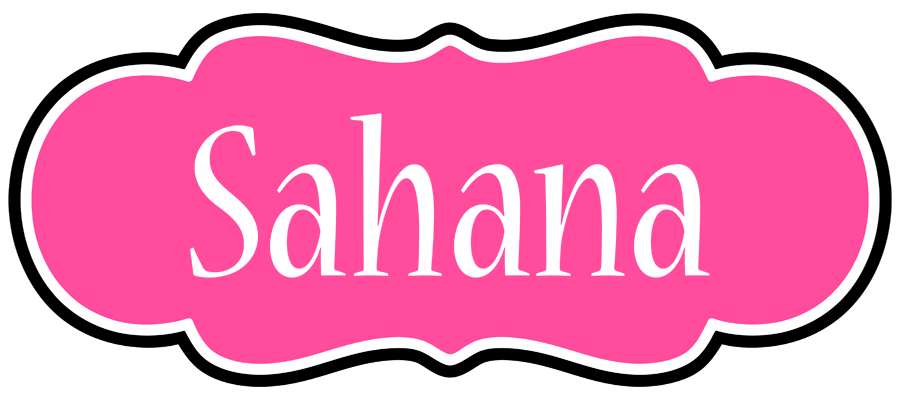 Sahana invitation logo