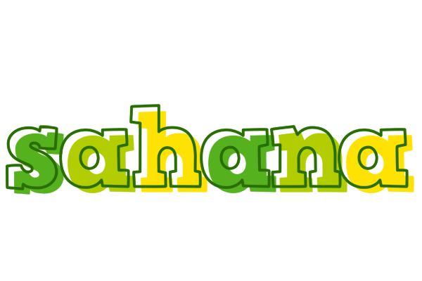 Sahana juice logo