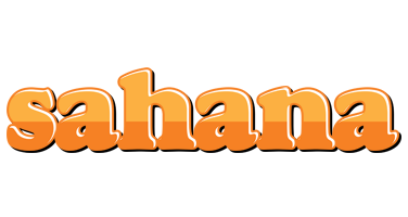 Sahana orange logo