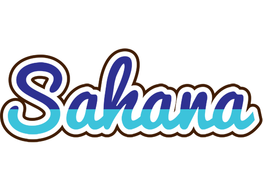 Sahana raining logo