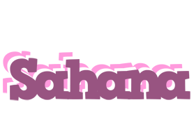 Sahana relaxing logo