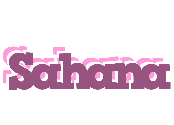 Sahana relaxing logo
