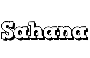 Sahana snowing logo