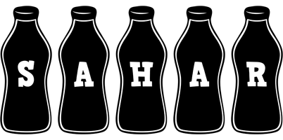 Sahar bottle logo