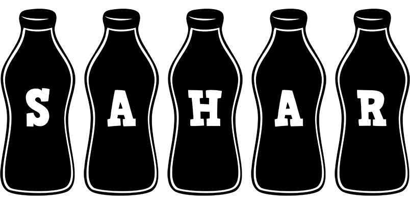 Sahar bottle logo