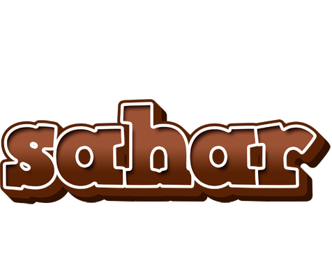 Sahar brownie logo