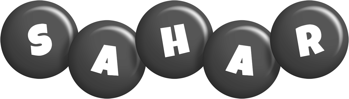 Sahar candy-black logo