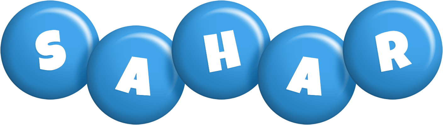 Sahar candy-blue logo