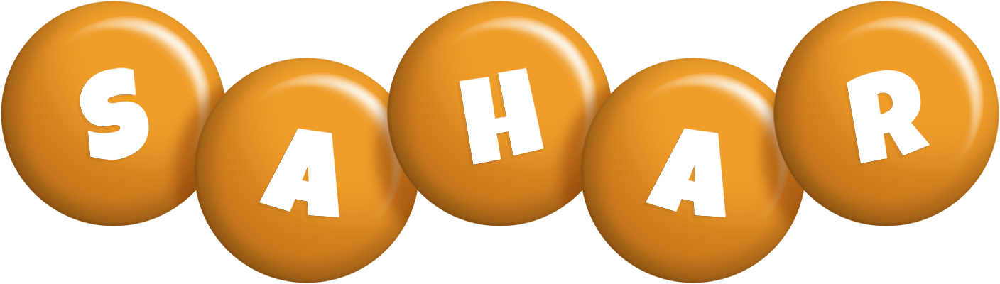 Sahar candy-orange logo
