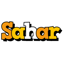 Sahar cartoon logo