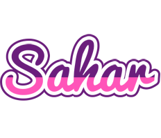 Sahar cheerful logo