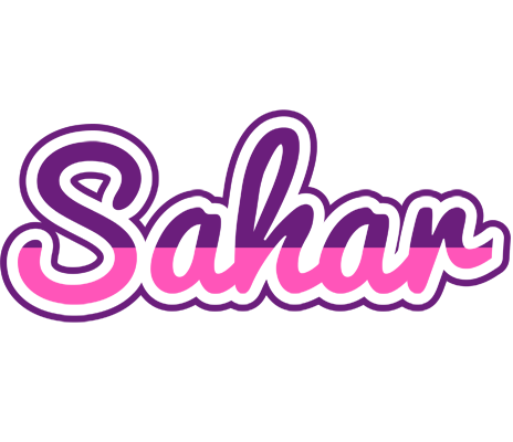 Sahar cheerful logo