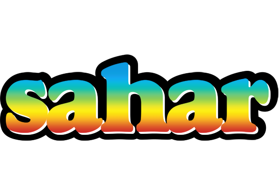 Sahar color logo