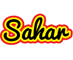 Sahar flaming logo