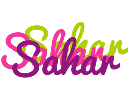 Sahar flowers logo