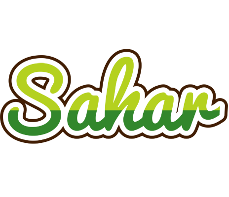 Sahar golfing logo
