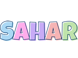 Sahar pastel logo