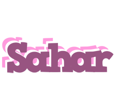 Sahar relaxing logo