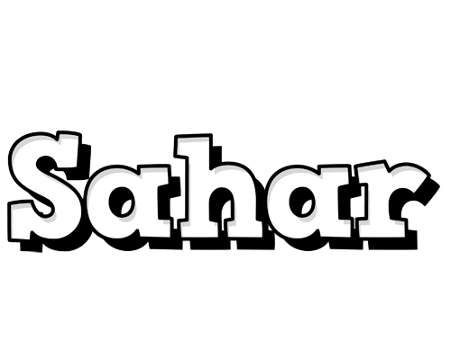Sahar snowing logo