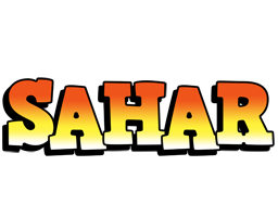 Sahar sunset logo