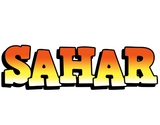 Sahar sunset logo