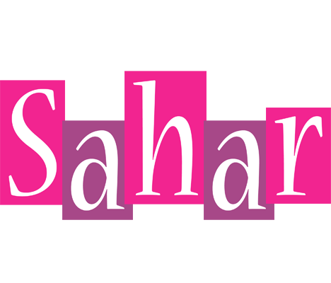 Sahar whine logo