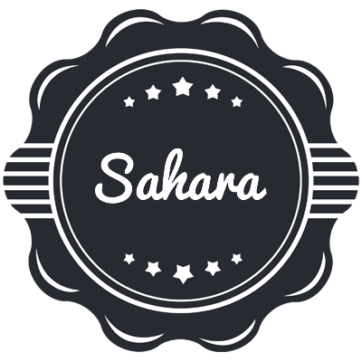 Sahara badge logo