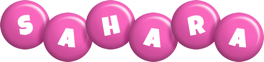 Sahara candy-pink logo