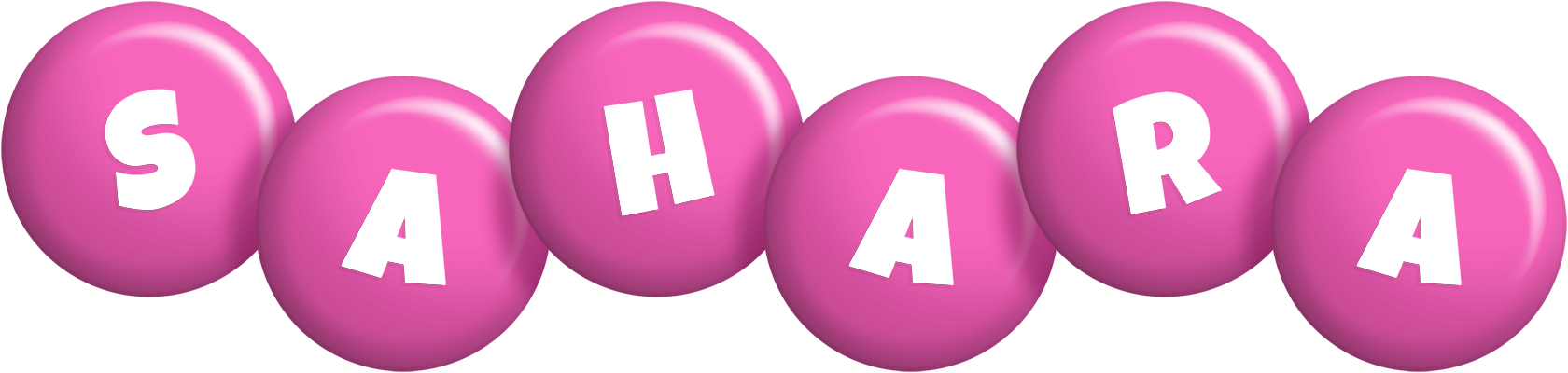 Sahara candy-pink logo