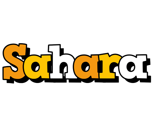 Sahara cartoon logo