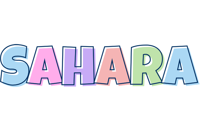 Sahara pastel logo
