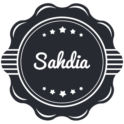 Sahdia badge logo