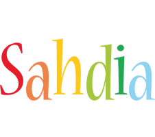 Sahdia birthday logo