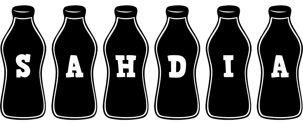 Sahdia bottle logo